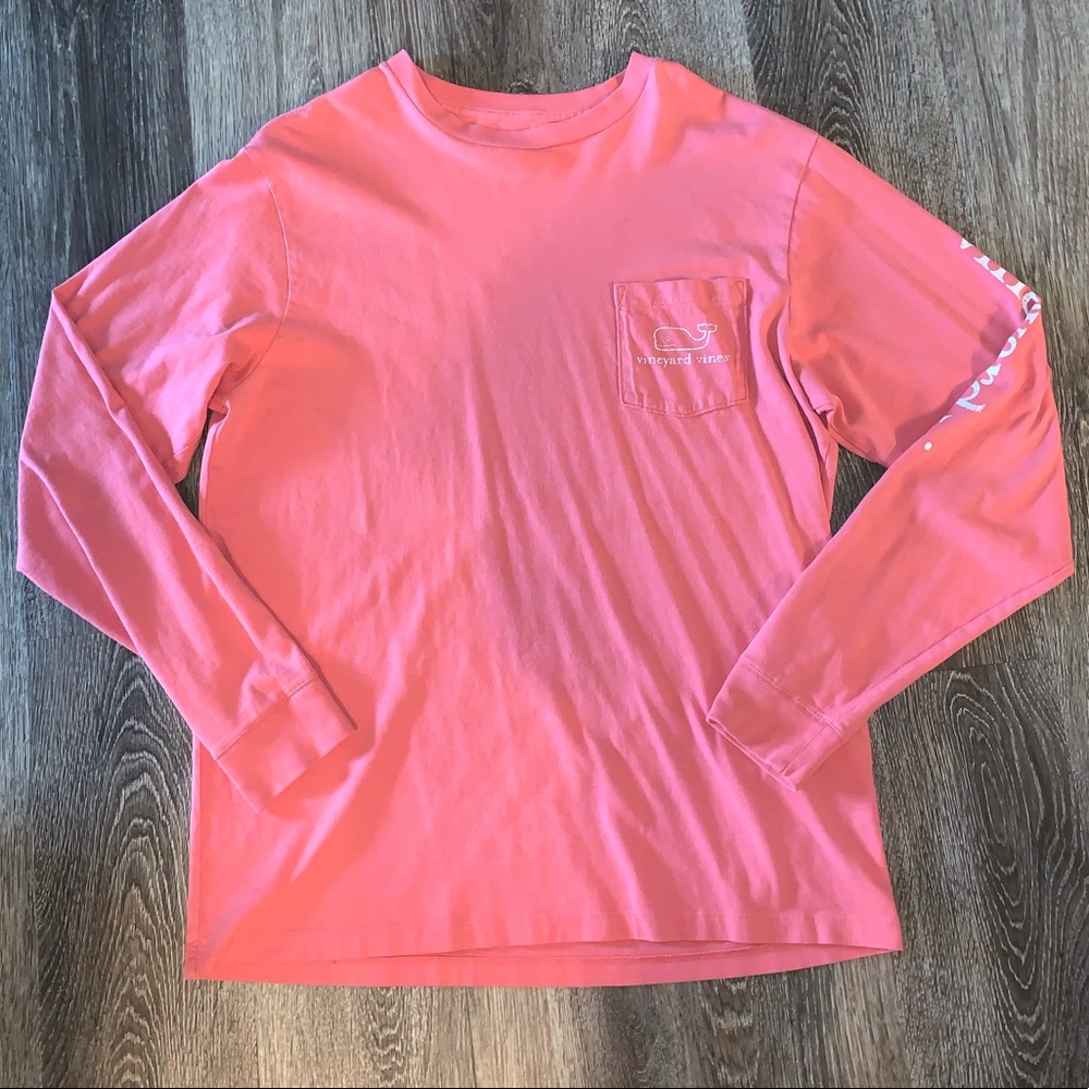 Men’s Vineyard Vines Coral Long Sleeve
